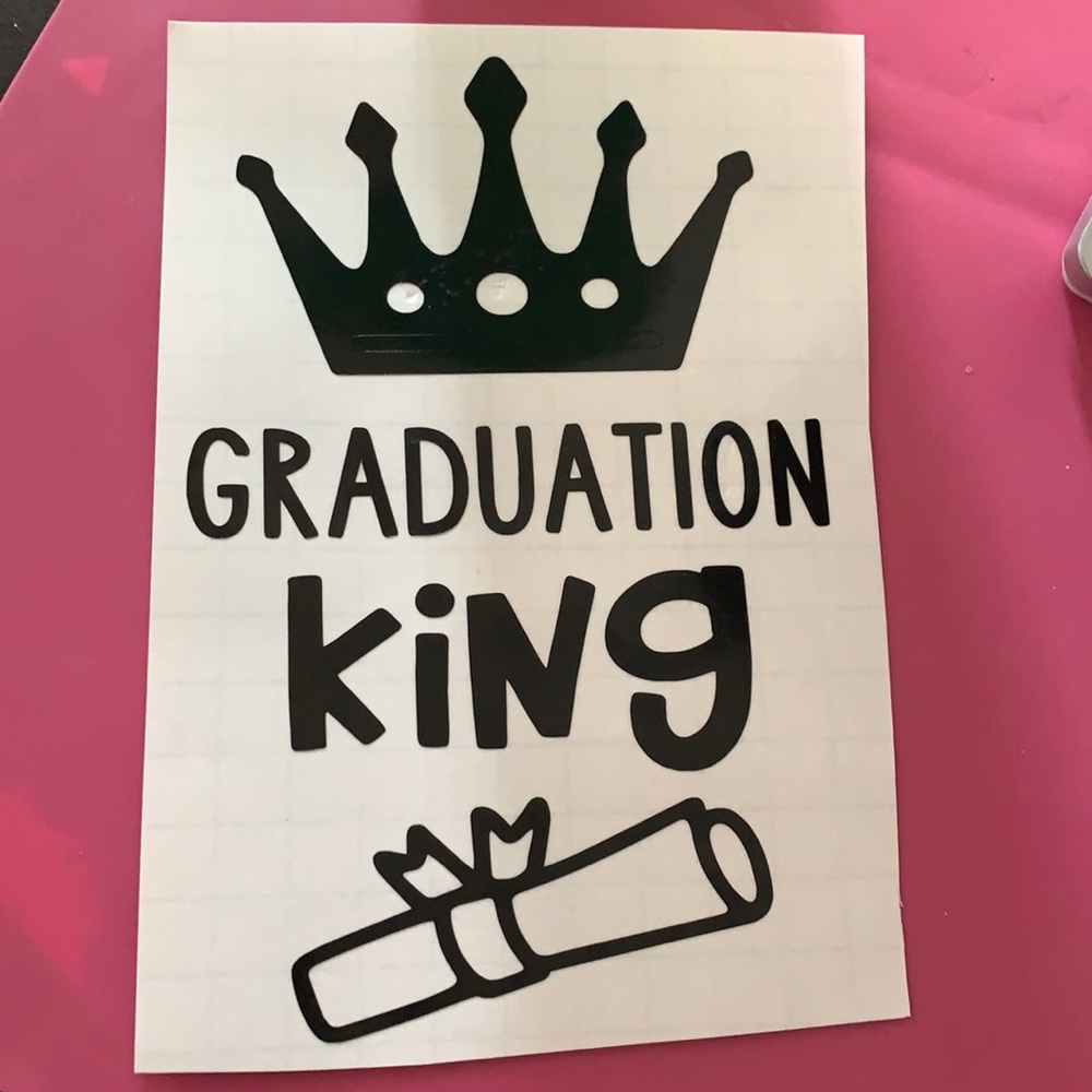 Graduation decal
